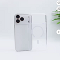 Magnetic Clear Phone Case für iPhone 16 15 14 13 12 11 Pro Max 17 Luft transparente PC-Anti-Drop-Schutzhülle