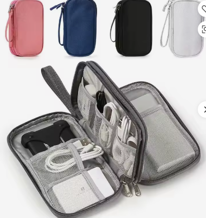 Reise-Organizer-Tasche für Datenkabel, Ladegeräte und digitale Elektronik-Accessoires