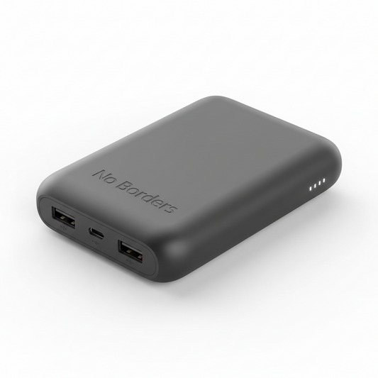 No Borders Mittel — Standard Powerbank 10'000 mAh